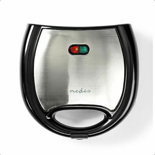 Nedis Βαφλιέρα για Τετράγωνες Βάφλες 2 Θέσεων 750W