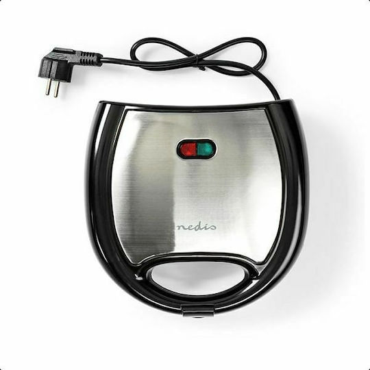 Nedis Βαφλιέρα για Τετράγωνες Βάφλες 2 Θέσεων 750W