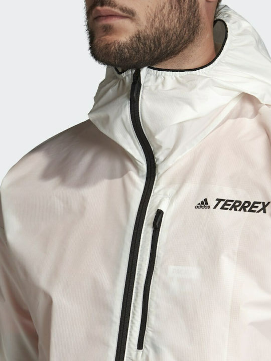 Terrex Agravic Windweave Geacă Sport Cu Protecție Împotriva Vântului Bej