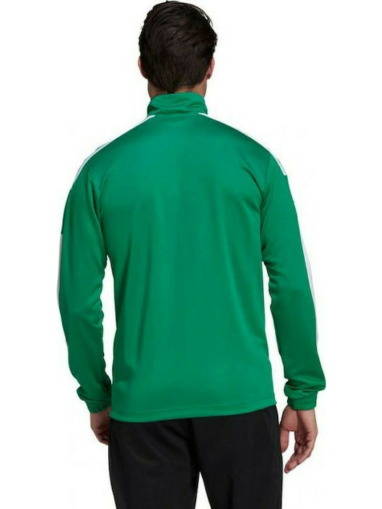 Adidas Squadra 21 Training Men's Sweatshirt Jacket with Pockets Green
