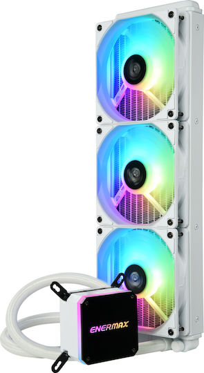 Enermax Liqmax III 360 ARGB Охлаждане AIO CPU с 3 Вентилатора 120mm Бял