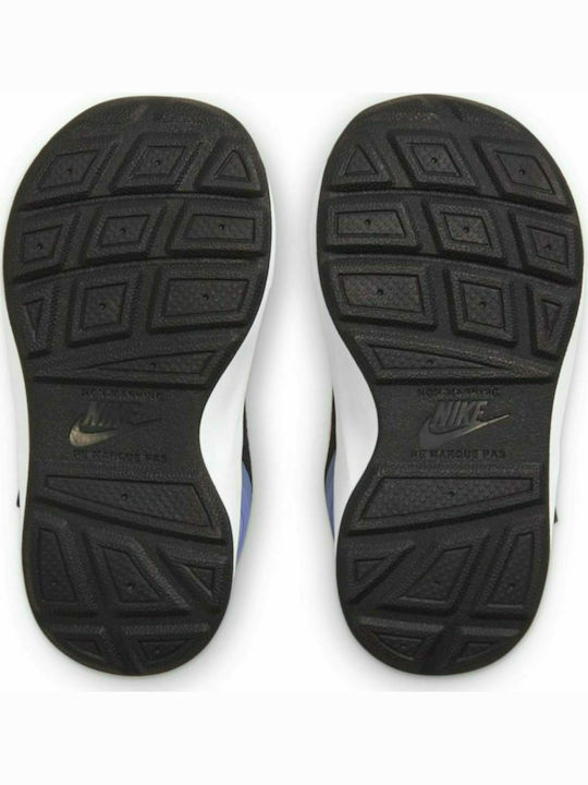 Wearallday Tdv Kids Sports Shoes Running with Hoop & Loop Closure Black