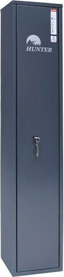Griffon Gun Cabinet Gun Cabinet 4 Rifles Gray 4 Capacity with Lock