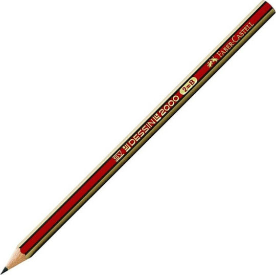 Faber-Castell Dessin 2000 Молив 2B Червен