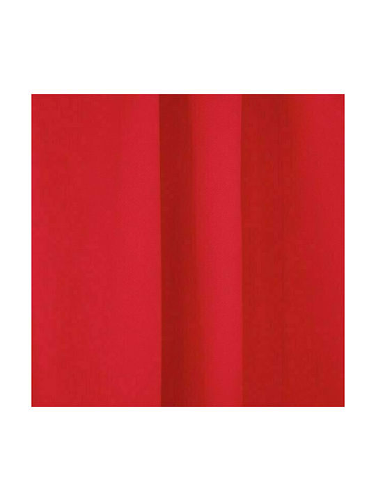 Lino Home Vorhang mit Bleistiftfalten Renas 113 Red 300x280cm