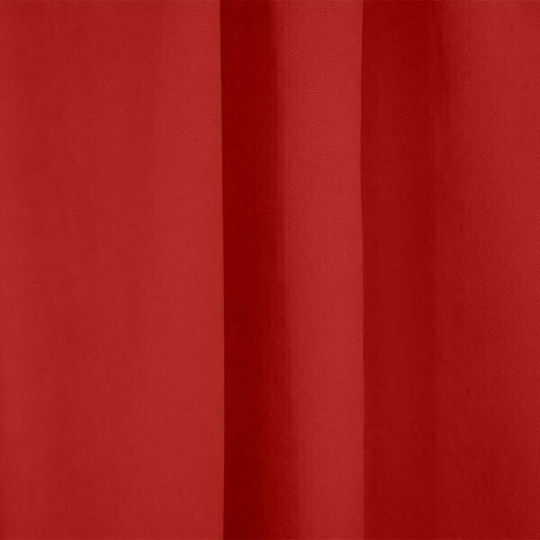 Lino Home Vorhang mit Bleistiftfalten Samos Rote 150x275cm