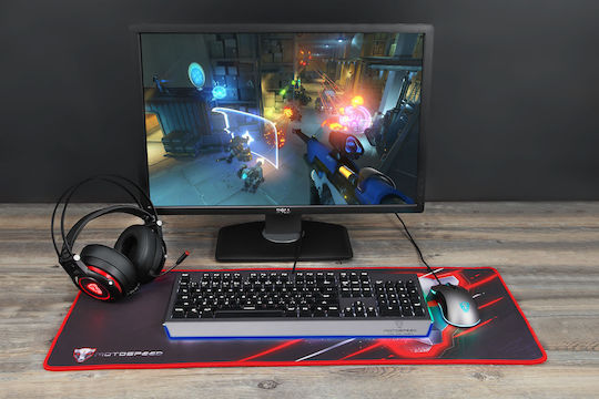 Motospeed CK99 Gaming Mechanische Tastatur mit Outemu Blau Schaltern und RGB-Beleuchtung (Griechisch) Silber