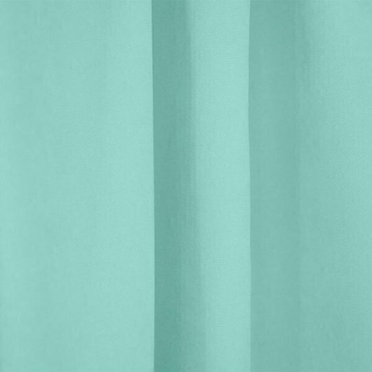 Lino Home Curtain with Pencil Pleat Samos Mint 150x275cm