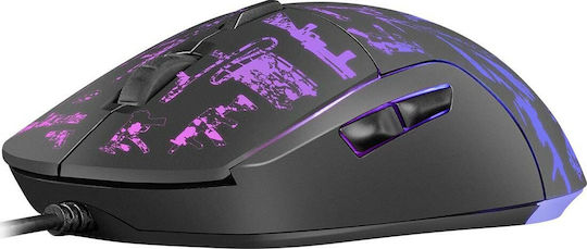 Natec Fury Player Kit 4in1 Thunderstreak 3.0 Σετ Gaming Πληκτρολόγιο με RGB φωτισμό & Ποντίκι (Αγγλικό US)