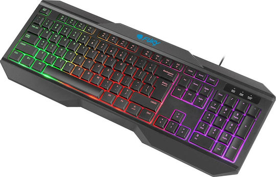 Natec Fury Player Kit 4in1 Thunderstreak 3.0 Σετ Gaming Πληκτρολόγιο με RGB φωτισμό & Ποντίκι (Αγγλικό US)