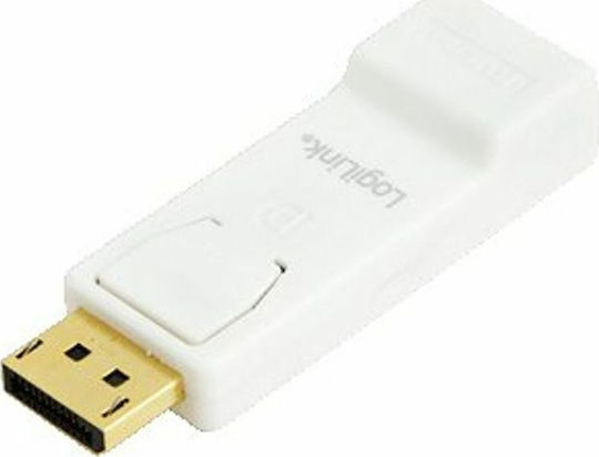 LogiLink CV0057 Converter DisplayPort male to HDMI female White 1pcs