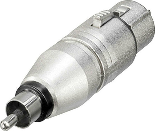 Neutrik NA2FPMM Konverter RCA männlich zu XLR weiblich Silber 1Stück