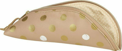 Herlitz Fabric Pencil Case Cocoon Pure Glam with 1 Compartment Beige