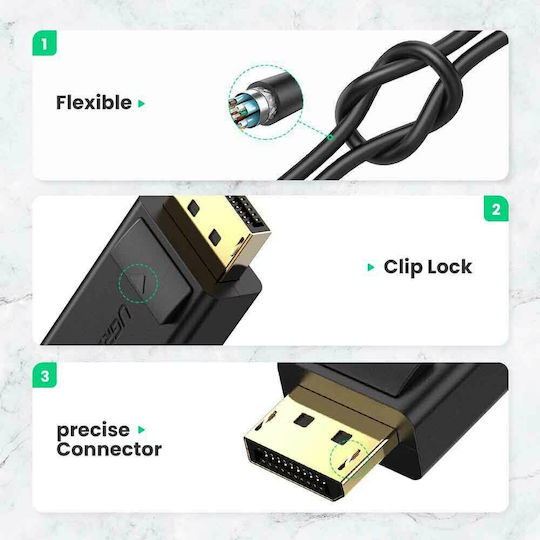 Ugreen Μετατροπέας DisplayPort male σε HDMI female 1τμχ 40363