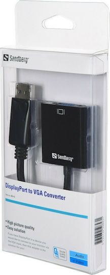 Sandberg 508-43 Converter DisplayPort male to VGA female 1pcs