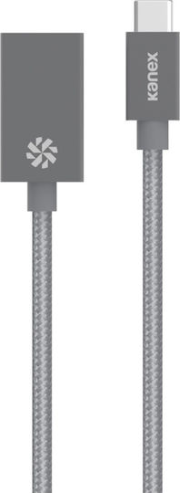 Kanex Auf Usb 3.0 Конвертор USB-C мъжки към USB-A женски Сив 1бр