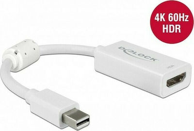 DeLock Converter mini DisplayPort male to HDMI female White 1pcs (63935)