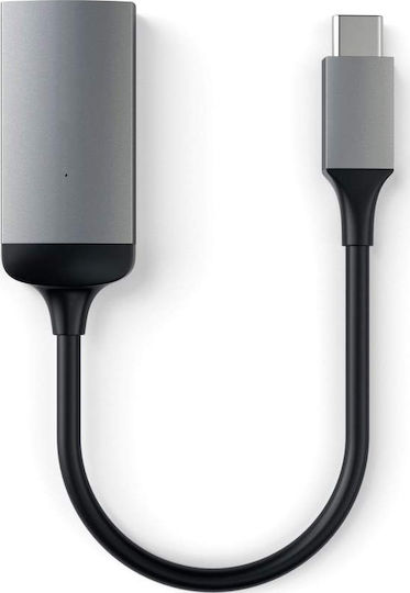Satechi Μετατροπέας USB-C male σε VGA female Γκρι 1τμχ ST-TCVGA