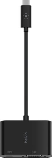 Belkin Μετατροπέας USB-C male σε VGA female 1τμχ AVC001btBK