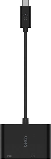 Belkin Μετατροπέας USB-C male σε VGA female 1τμχ AVC001btBK