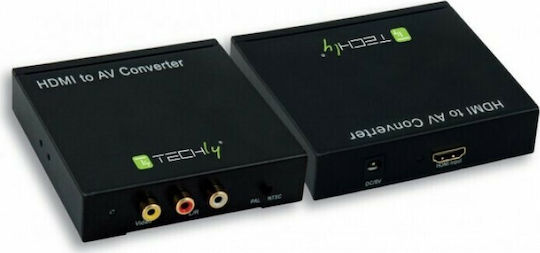 Techly Convertor RCA feminin în HDMI feminin 1buc 350023