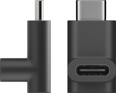 Goobay Convertor USB-C masculin în USB-C 2x femelă (55556)