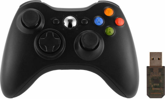 Microsoft Ασύρματο Gamepad για Xbox 360 Μαύρο