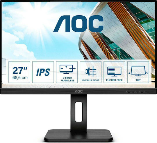 AOC 27P2Q IPS Monitor 27" FHD 1920x1080 with Response Time 4ms GTG