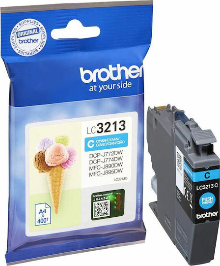 Brother LC-3213 Original InkJet Printer Ink Cyan (LC-3213C)