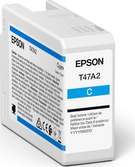 Epson T47A2 UltraChrome Pro 10 Original InkJet Printer Ink Cyan (C13T47A200)