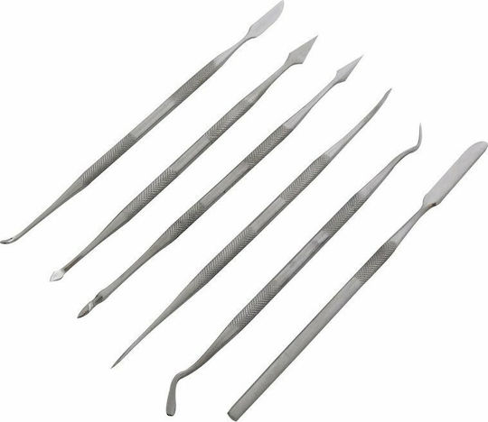 Amtech Set de unelte pentru sculptură materiale moi & ceară 6 buc R0300 Seturi de unelte de mână 6buc