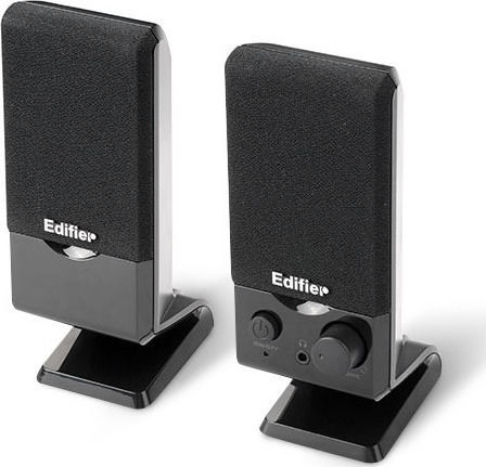Edifier M1250 Компютърни тонколони 2.0 с мощност 1.2W в Черен цвят