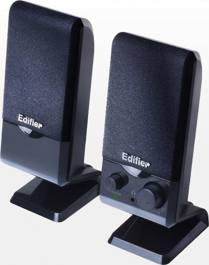 Edifier M1250 Компютърни тонколони 2.0 с мощност 1.2W в Черен цвят