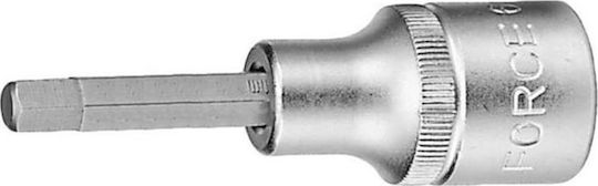 Force Allen Long 1/2'' Socket Long Walnut with Allen Head and Socket 1/2'' H13x100mm