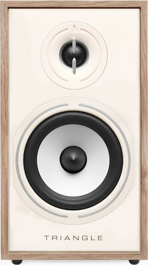Triangle BR02 Pereche Boxe Hi-Fi Bookself 80W 2 Nr. de șoferi L17.6xA31xÎ27.4cm. Stejar