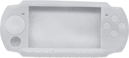 Cover Case White Θήκη Σιλικόνης για Κονσόλα PSP Λευκή
