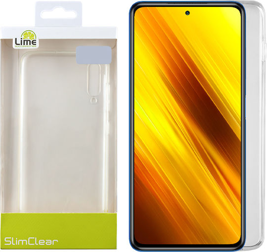 Lime Slimclear Back Cover Σιλικόνης Διάφανο (Poco X3 NFC / X3 Pro)