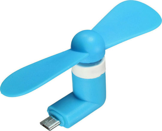 Lightning mini Fan Blue Ανεμιστηράκι Κινητού Lightning Μπλε