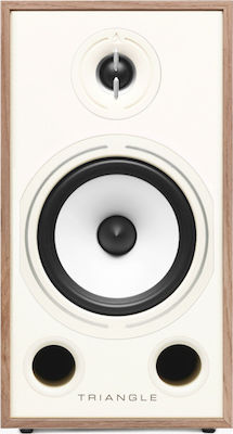 Triangle BR03 Pair of Hi-Fi Speakers Bookself 100W 2 No of Drivers W20.6xD38xH31.4cm. Oak Tree