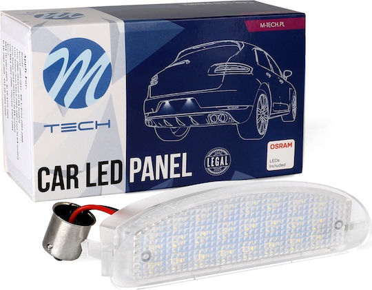 M-Tech License Plate Lights Led for Renault Twingo / Clio 1993-2007 & 1998-2005 2pcs