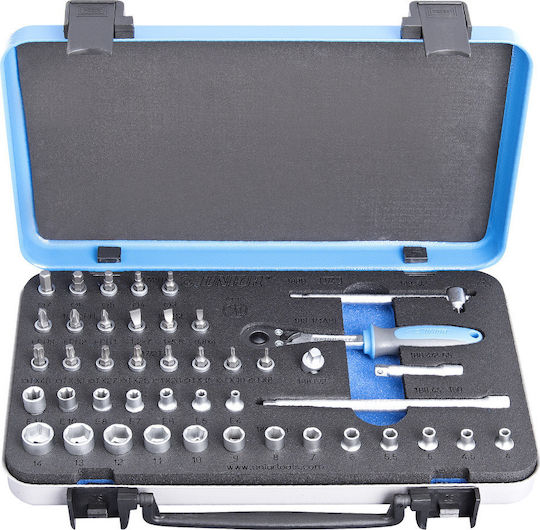 Unior 188B Set Ratchet 1\4" 44pcs 615150
