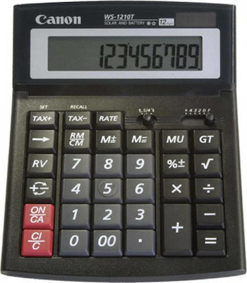 Canon WS-1210T Calculator Accounting 12 Digits in Black Color 0694B001