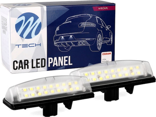 M-Tech Φώτα Πινακίδας Led για Toyota Camry 2006> 2τμχ