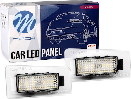 M-Tech License Plate Lights Led for Hyundai Elantra /Cerato 2pcs