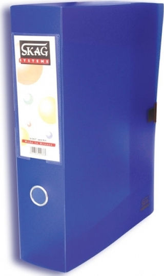 Skag Plastic File Box With Button 27x8x36.5cm (Miscellaneous Colours)