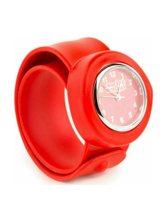 Wacky Slap 3D Kids Analog Watch with Rubber/Plastic Strap Red