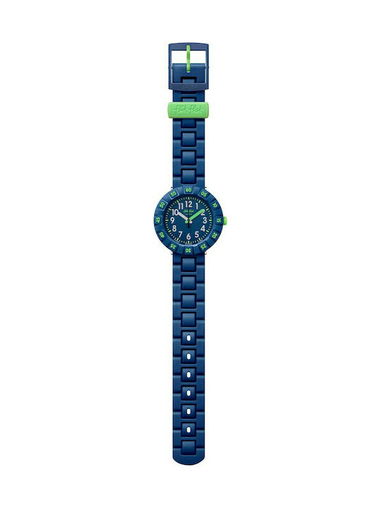 FlikFlak Kids Analog Watch Solo Dark with Rubber/Plastic Strap Blue