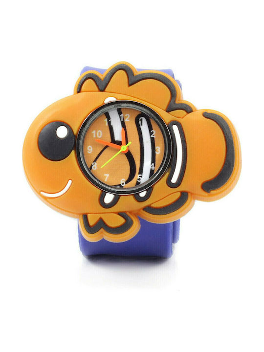 Wacky Watches Wacky Slap 3D Clown Fish Portocaliu