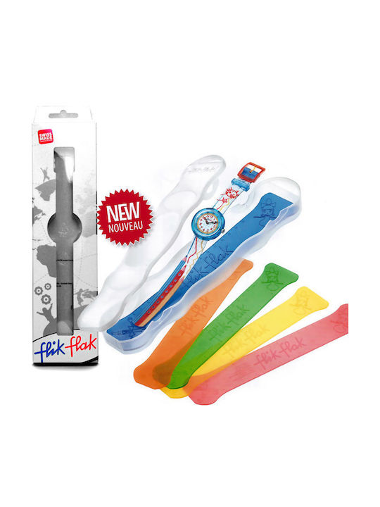 FlikFlak Kids Analog Watch Milkita with Rubber/Plastic Strap White