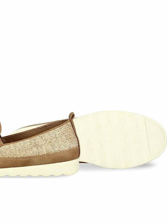 Women's Loafers in Tabac Brown Color